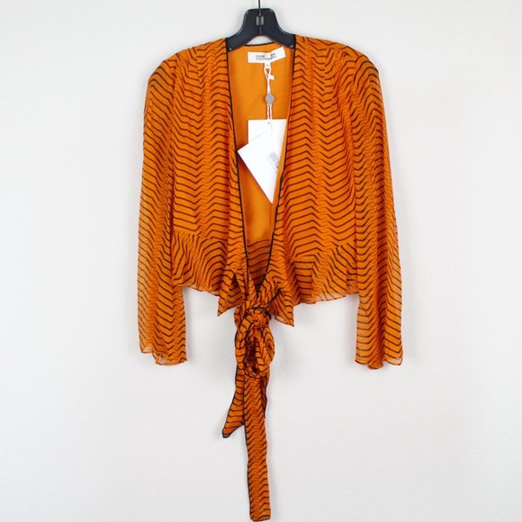 NWT Diane von Furstenberg DVF Silk Top - Picture 5 of 15